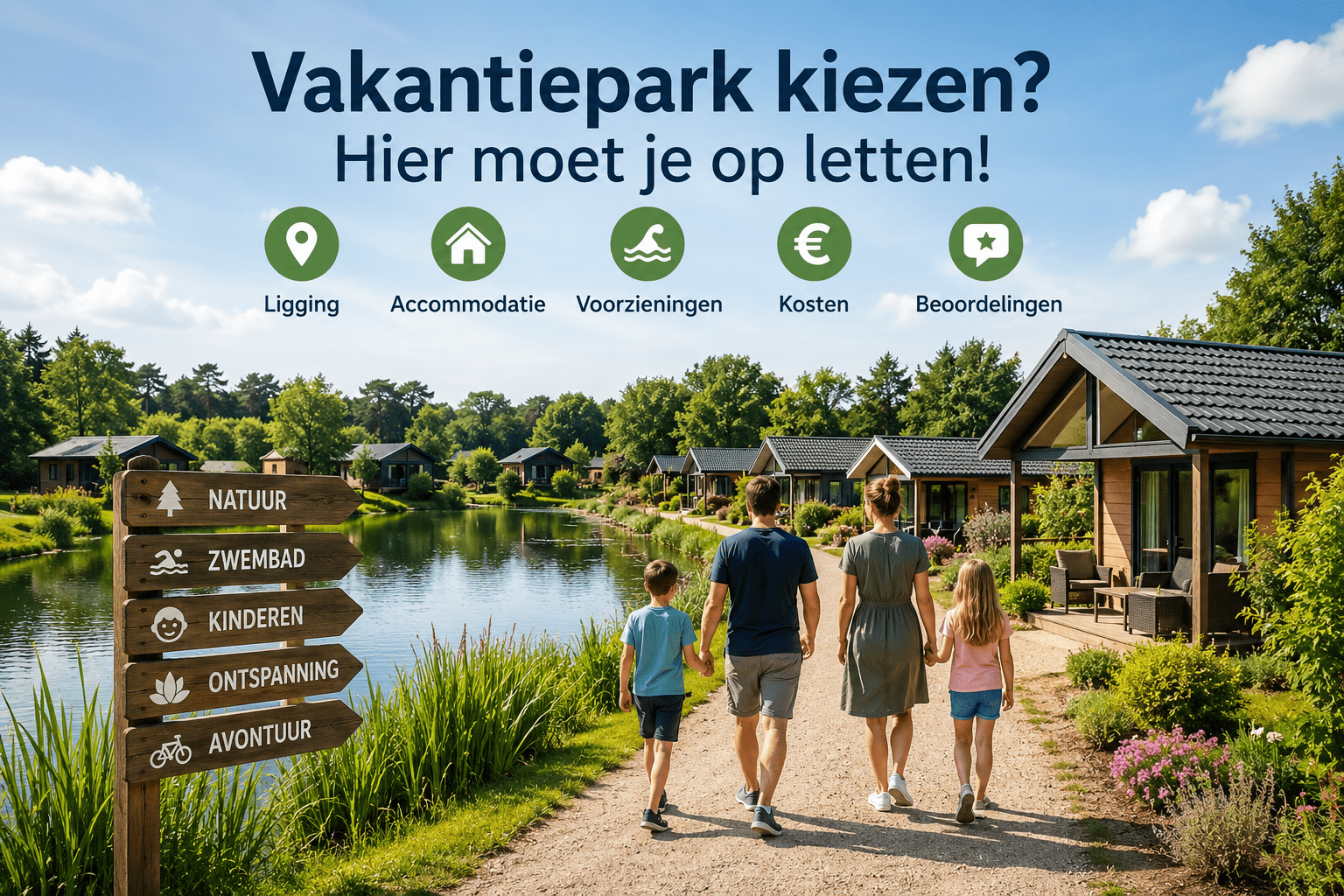 Waar moet je op letten bij het kiezen van een vakantiepark?