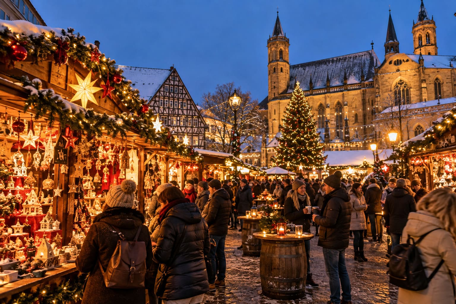 12 populaire kerstmarkten in Nederland, België en Duitsland in 2026